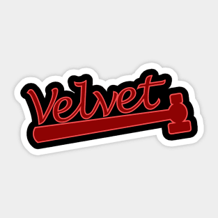 Red Velvet Hammer Sticker